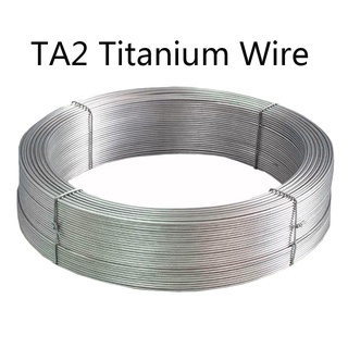 Pure Titanium Wire Disc TA2 Ti  Alloy Alloy Strip Cable Industry Experiment DIY Material Diameter 0.5 0.8 1 1.5 2 2.5 3 4 6 mm