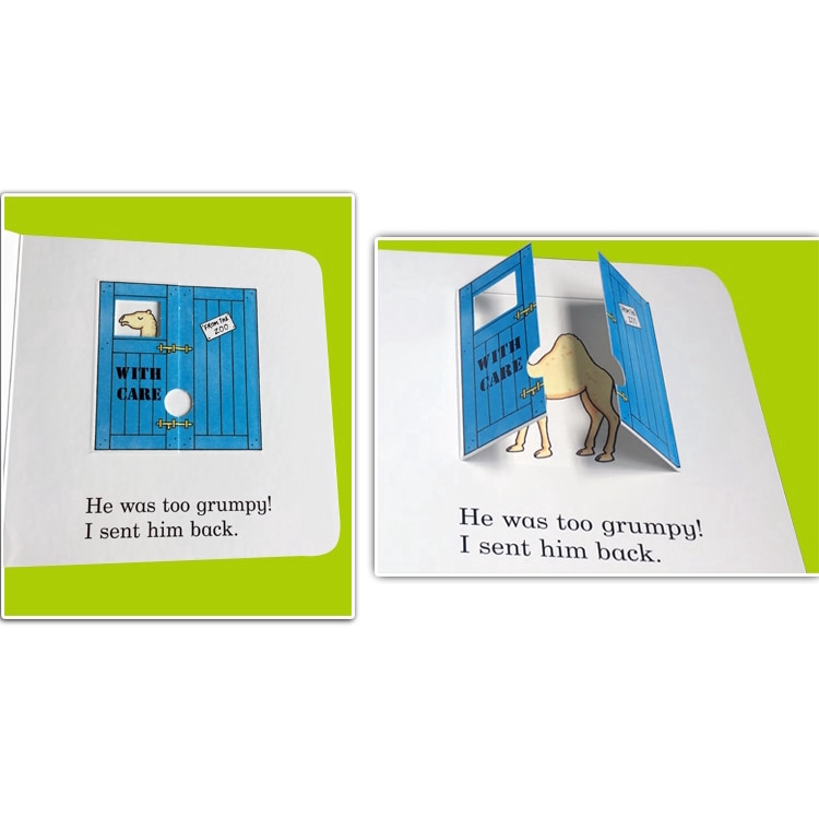 ตัวอักษรภาษาอังกฤษของเล่นสำหรับเด็ก Flap Book Today Is รูปที่ 3