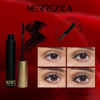 Merrezca Long Lash x Fiber Mascara มาสคาร่า Merrezca