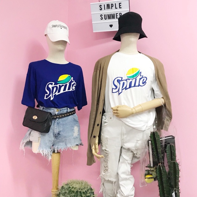 เสื้อoversize สกรีนลาย sprite