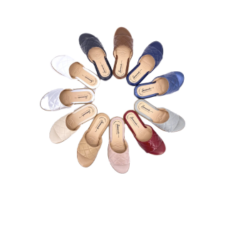 Saramanda รุ่น 202025 รองเท้าแตะผู้หญิง แบบสวม หนังแกะ มี 8 สี