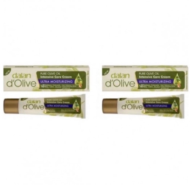 (พร้อมส่ง)ครีมน้ำมันมะกอกสินค้าจากตุรกี Dalan d'Olive Pure Olive oil Intensive Care Cream