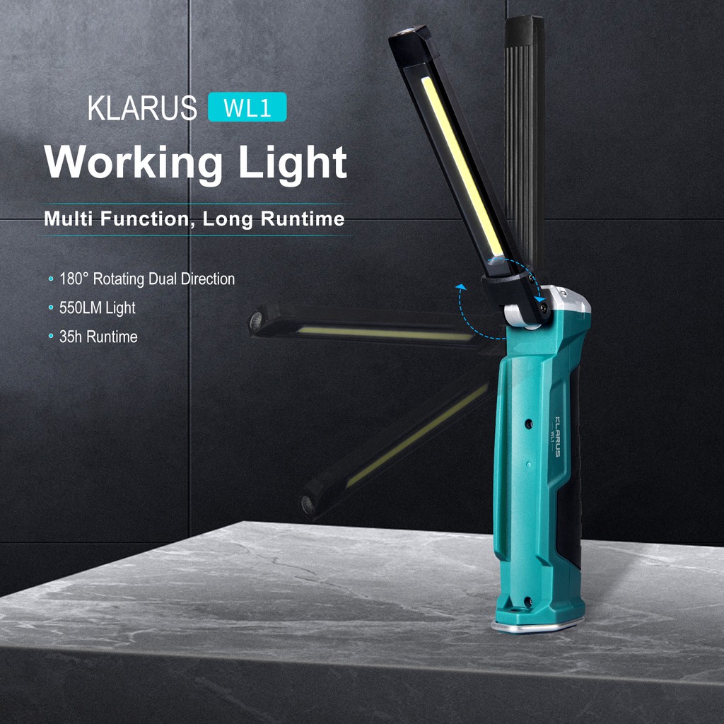 Klarus WL1 550 lumens ไฟเอนกประสงค์รุ่นใหม่ล่าสุด ใช้สำหรับส่องทำงาน อ่านหนังสือ หรือกิจกรรมอื่นๆ
