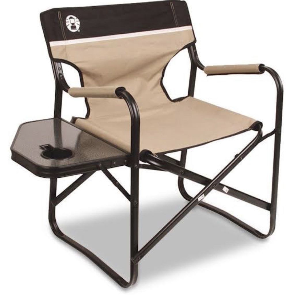 เก้าอี้ Coleman Steel Directors Chair+Side Table (สีเบจ)