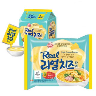 Ottogi Real Cheese Ramen โอโตกิ เรียลชีส บะหมี่เกาหลี 135g