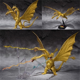 โมเดลฟิกเกอร์ Godzilla Monster King Ghidorah PVC ขนาดใหญ่ 30 ซม. ของเล่นสําหรับเด็ก