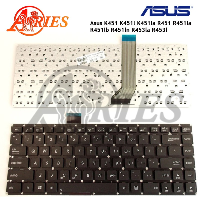 Asus K451 K451l K451la R451 R451la R451lb R451ln R453la R453l แป้นพิมพ์แล็ปท็อป