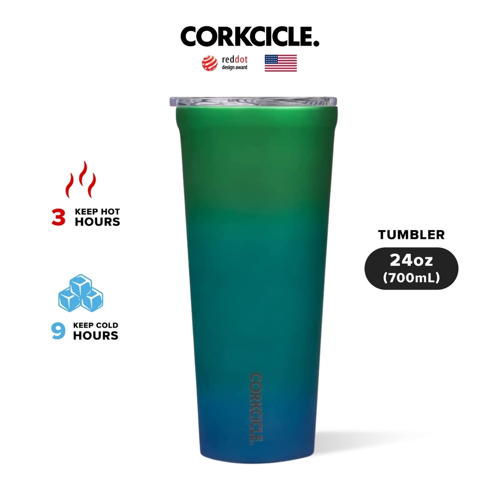 CORKCICLE แก้วสแตนเลสสูญญากาศ 3 ชั้น เก็บความเย็น 9 ชม. เก็บความร้อน 3