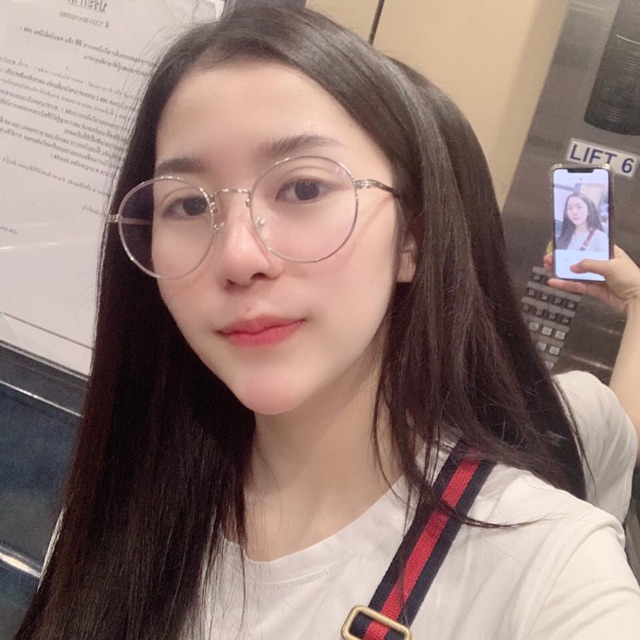 แว่นตากรองแสงคอม กรองแสงมือถือ ถนอมสายตา แว่นกรองแสง กันยูวี 400 ทรงหยดน้ำ (แถมซองหนังและผ้าเช็ดเลนส์)