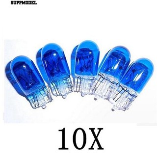 ⏲10Pcs / Lot T10 12V 5 วัตต์หลอดไฟฮาโลเจน Xenon Super Bright ขาวสำหรับรถยนต์ออโต