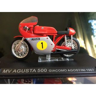 MODEL MV AGUSTA 500 GIACOMO AGOSTINI 1967  ลิขสิทธิ์แท้ (งานมีตำหนิ สอบถามก่อนสั่งซื้อค่ะ)