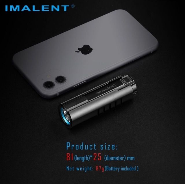 ไฟฉายพลังสูง IMALENT LD70 4000 lumens flashlight