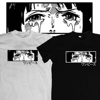 เสื้อยืดแขนสั้นลําลอง ทรงหลวม พิมพ์ลายกราฟิกการ์ตูนอนิเมะ ONE PIECE Robin I Want to Live พลัสไซซ์ สําหรับผู้ชาย และผู้หญ