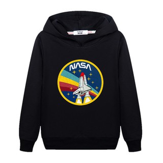 เสื้อสเวตเตอร์เด็กผู้ชาย  Space Shuttle Boys Hoodies  NASA Kids Sweatshirt