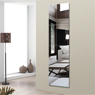 กระจกติดผนัง กระจกDIY Full-length dressing mirror ( แพ็ค 4 ชิ้น )