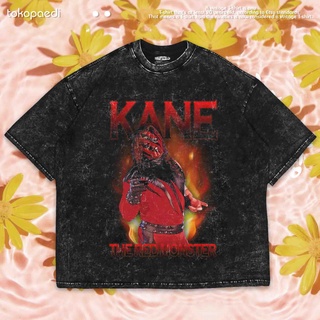 เสื้อยืด ลาย Wwe SMACKDOWN KANE WASHING VINTAGE TEE (เสื้อยืด ขนาดใหญ่) | 001 | Unisex