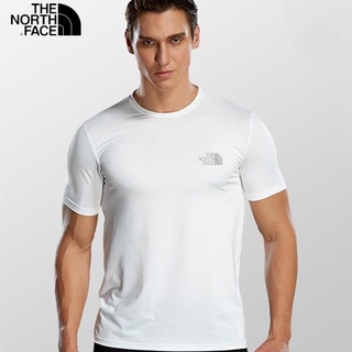 [S-5XL]The North Face เสื้อยืดแขนสั้น ผ้าตาข่าย ระบายอากาศ แห้งเร็ว ของแท้ 100% สําหรับผู้ชาย