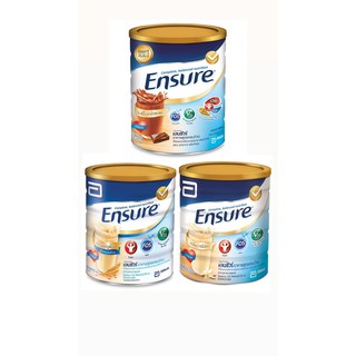 (มี 3 รสชาติ )Ensure เอนชัวร์ ผลิตภัณฑ์อาหารสูตรครบถ้วน 850 กรัม