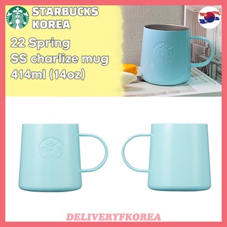 【 Starbucks 】Starbucks Korea 2022 Spring SS charlize mug 414ml (14oz)