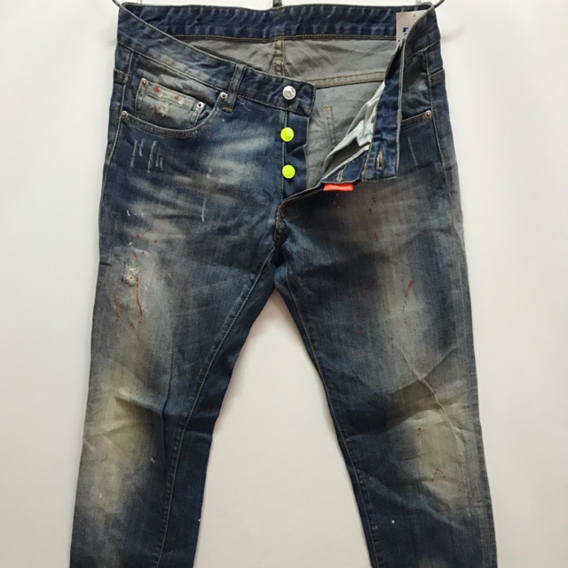 Dsquared2 Jeans กระดุมนีออน มือ2 size34
