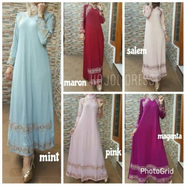 เสื้อ Abaya gamis india kajol