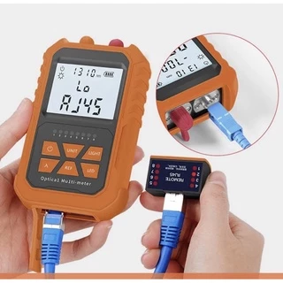 4 In 1 Optical Power Meter Visual Fault Locator 5Km ปากกาแสง LED OPM เครือข่ายสายไฟเบอร์ออปติกเครื่องทดสอบเครื่องมือ