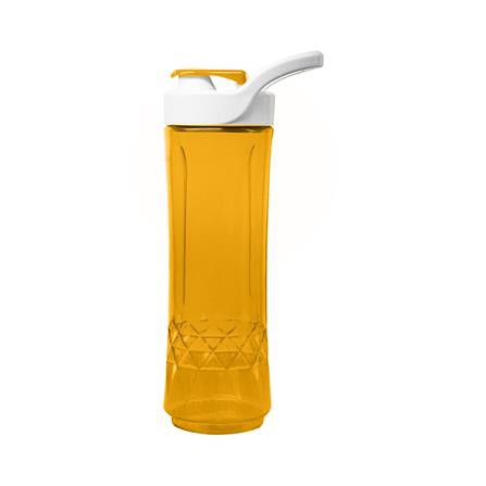 กระบอกน้ำ HEALTHY-MIX 600 มล. สีส้ม ฝาปิดพิเศษป้องกันการหก วัสดุผลิตจากพลาสติกคุณภาพดี แข็งแรง