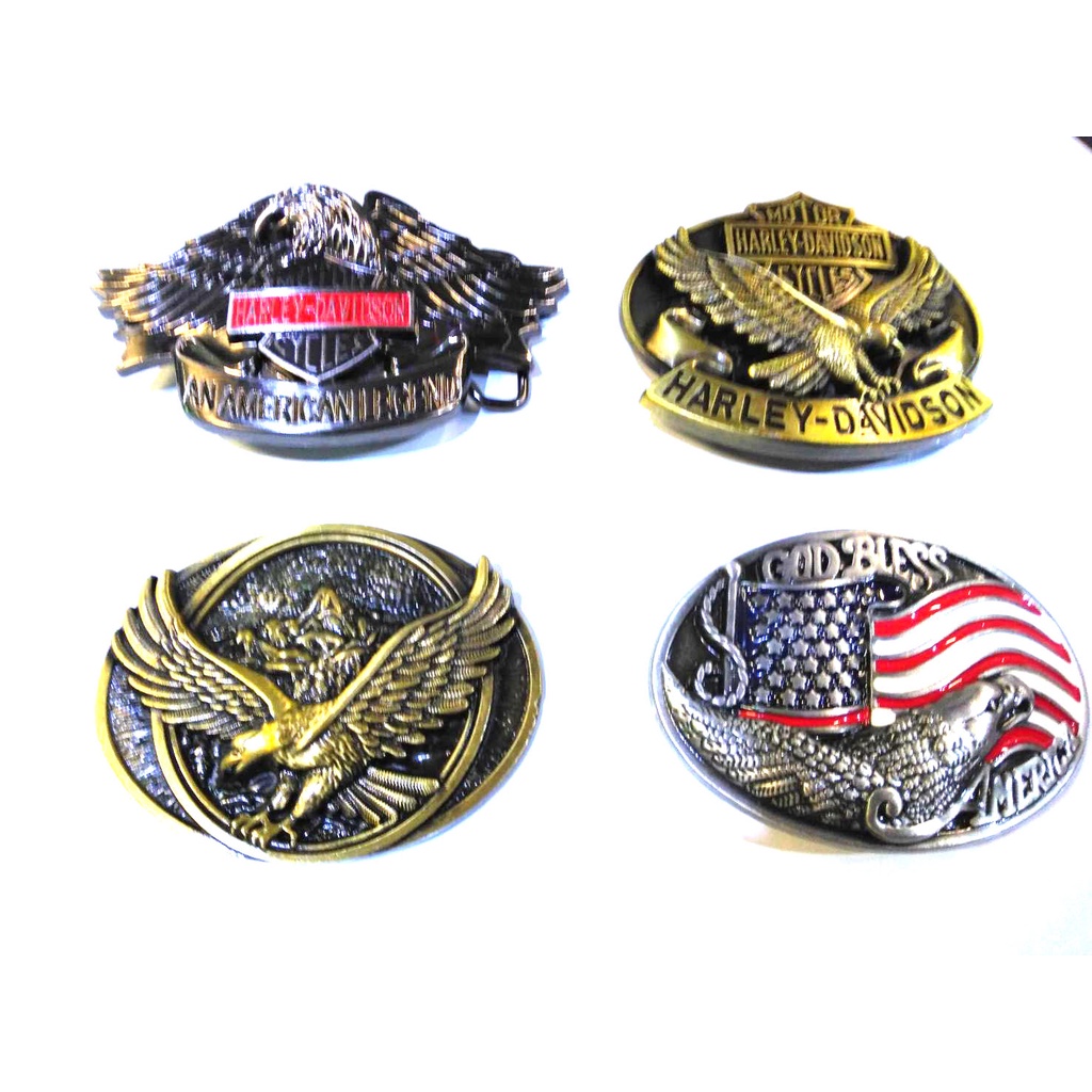 หัวเข็มขัดลายนกฮาร์เลย์20แบบคาวบอย หัวนกไฟเช็คZippo งานเกรดนำเข้าสวยแนวๆ แฮฟวี่ใส่กับสายทุกแบบ น้ำหนักเบา ทนทาน โลห