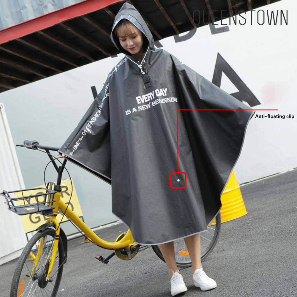 Waterproof Rainwear Adult Cycling Bicycle Bike Raincoat Hooded Raincoat