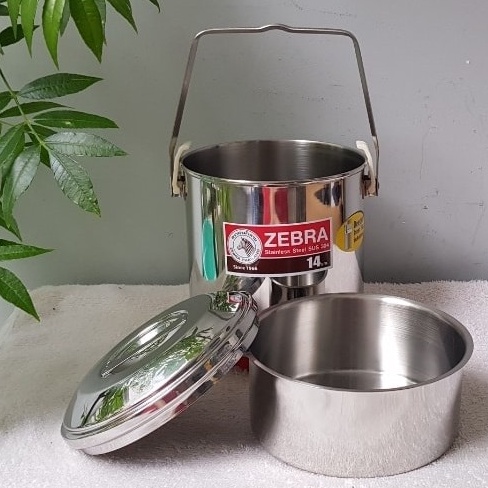 ZEBRA THAILAND DEEP CAGE Stainless Steel CAMEN - ล็อคอัตโนมัติ 14CM 151625