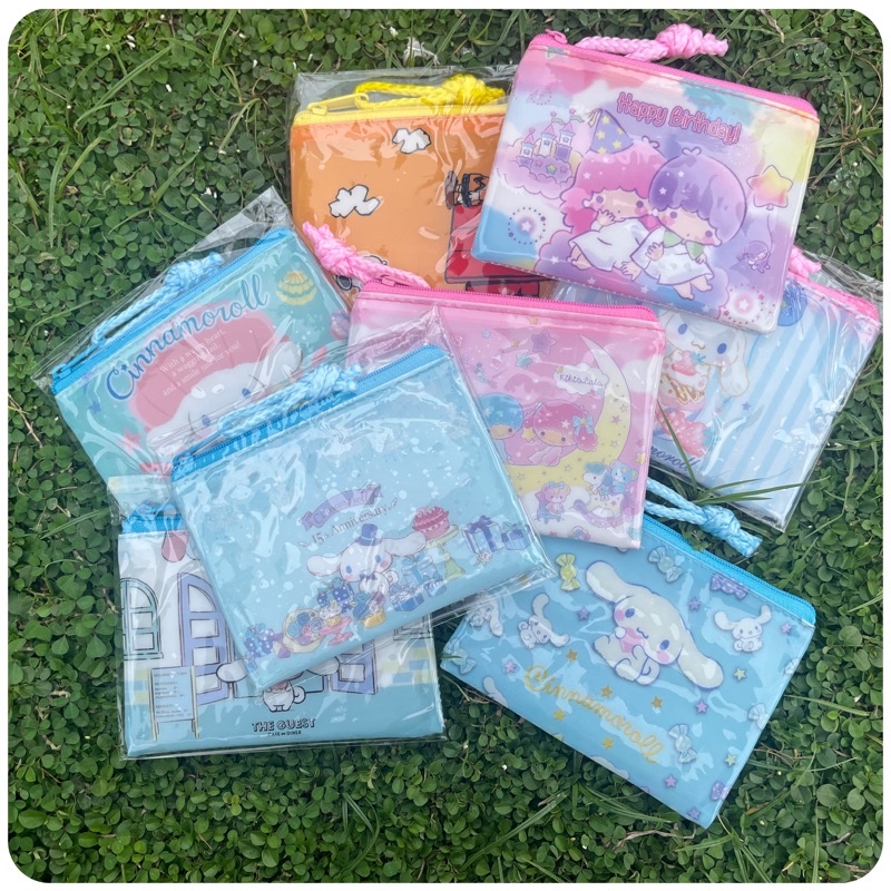 กระเป๋าสตางค์ ใส่เหรียญ Sanrio ซองซิปลายการ์ตูน ซองใส่ตังค์ 🍭🎀