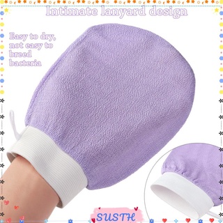 Smooth Skin Comfort Massage Cleaner Rayon Body Scrub Exfoliating Bath Glove