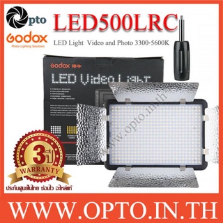 LED500LRC Godox 3300K-5600K LED Video Light for Camera ไฟต่อเนื่องสำหรับถ่ายภาพและวีดีโอ LED500