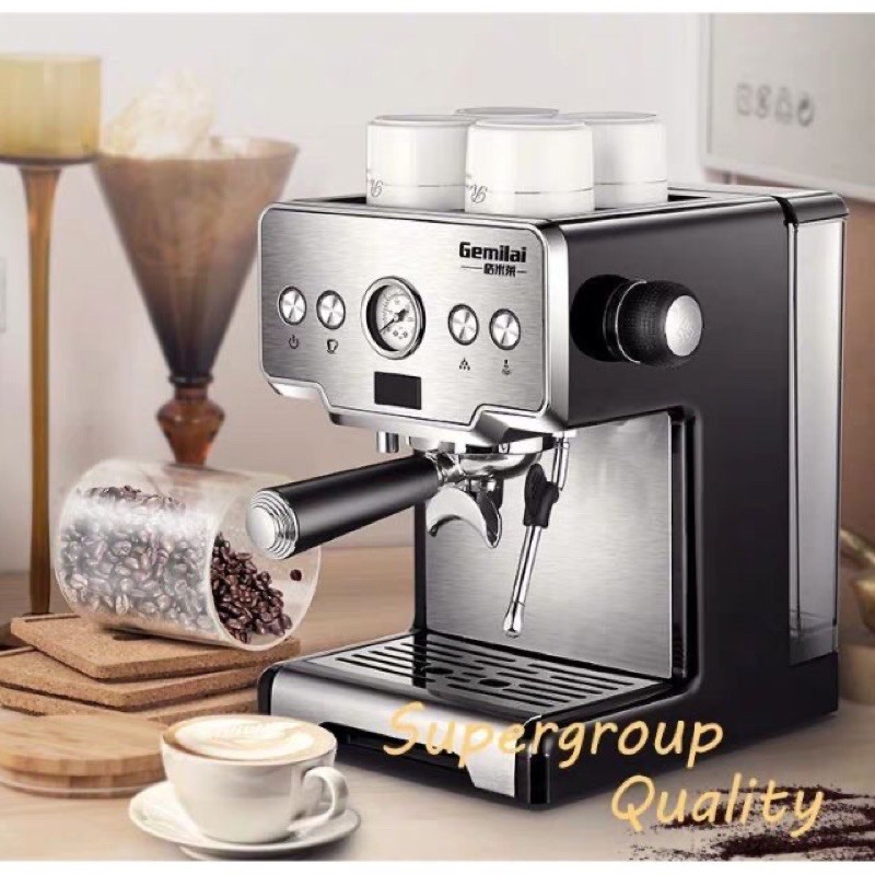 พร้อมส่งgemilai crm3605 Italian semi-automatic coffee machine/coffee machine/เครื่องชงกาแฟ－สินค้ามีพร้อมส่ง