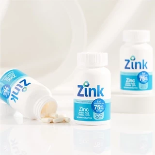 ZINK 1 กระปุก /ZINCสังกะสี/วิตามินสำหรับผู้ชาย/ผลิตภัณฑ์เสริมอาหาร