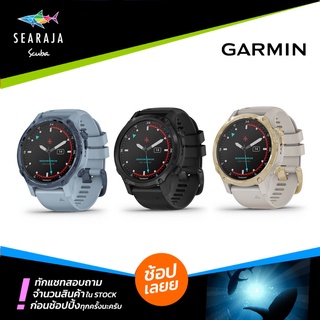 ไดฟ์คอมพิวเตอร์ GARMIN DESCENT MK2S STAINLESS STEEL DIVE COMPUTER WITH SILICONE BAND