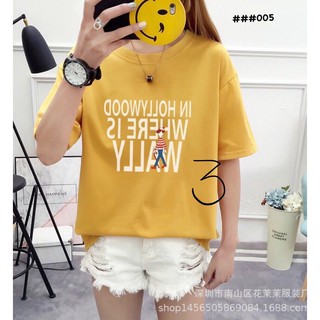 เสื้อยืดฟรีไซส์ ผ้า cotton