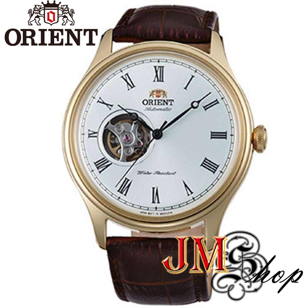 Orient Classic Open Heart Classic Automatic นาฬิกาข้อมือผู้ชาย สายหนังแท้ รุ่น FAG00002W (หน้าปัดสีขาว)
