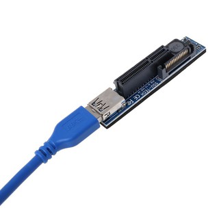 การ์ดอะแดปเตอร์การ์ด Pci Express Usb 3 . 0 Raiser Extender Pcie Riser Usb 3 . 0 สําหรับคอมพิวเตอร์