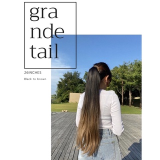 Grande tail แฮร์พีชหางม้า สีออมเบย์ สายฝอ