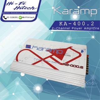 KARAMP KA-400.4 Power Amplifier พาวเวอร์แอมป์ 4ชาแนล เพิ่มกำลังขับลำโพงและซับ เครื่องเสียงติดรถยนต์