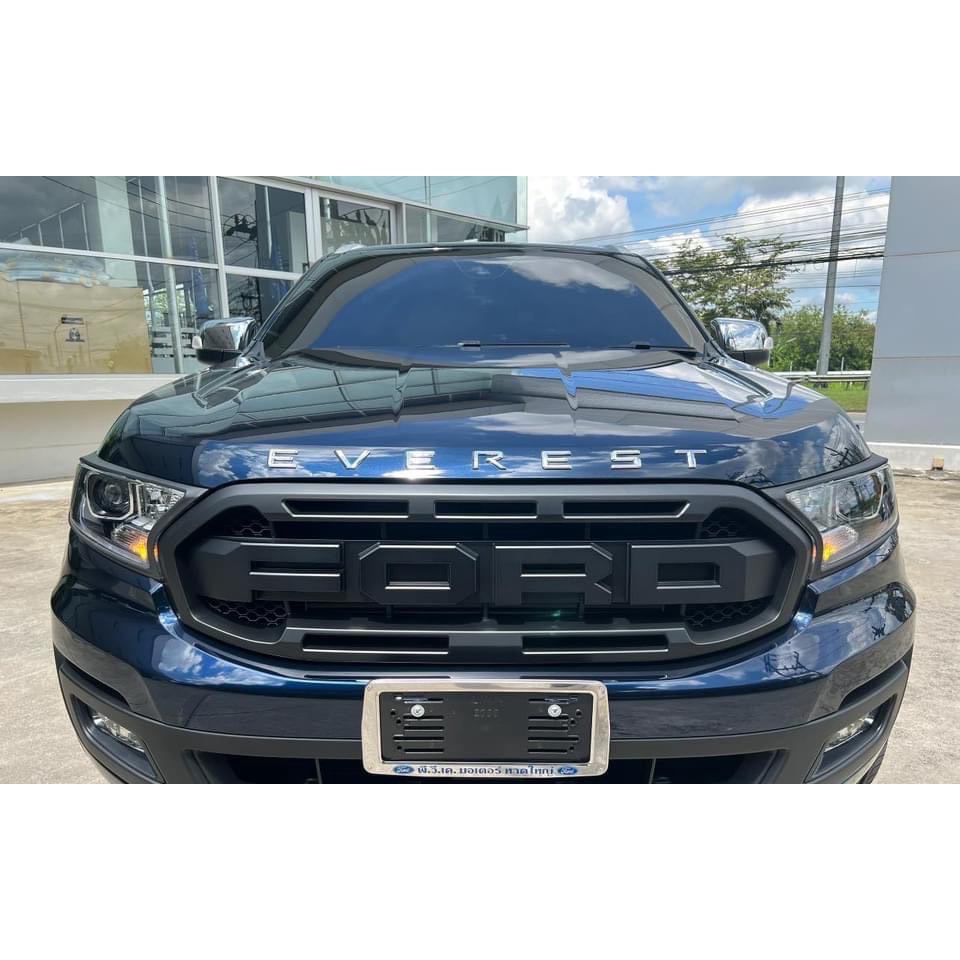 กระจังหน้า Everest 2019 2020 2021 2022 2023 V2 ลาย Raptor Logo สีดำด้าน ดำแดง ดำขาว Bi-turbo 2.0 R