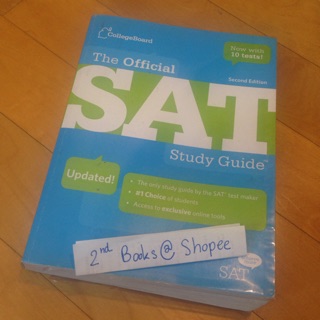 หนังเตรียมสอบ Official SAT ครบทั้ง 3 part (math, verbal writting)  เนื้อหา+โจทย์ ทึ