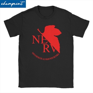 เสื้อยืดลำลองเสื้อยืดแขนสั้น คอกลม พิมพ์ลายอนิเมะ Eva Eva Japan ga สไตล์ตลก สําหรับผู้ชาย 862860S to4XL