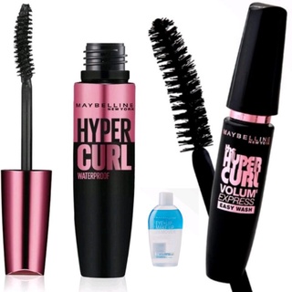 Maybelline Mascara มาสคาร่า สูตรเจล เมย์เบลลีน 9.2 มล Eye removal 40 มล. ที่ดัดขนตาจีโน่