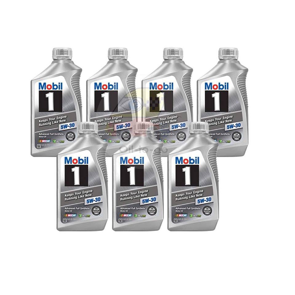 Mobil1 5W-30 Keeps Your Engine Running Like New จำนวน 7 US.Qt (6.62Lt)