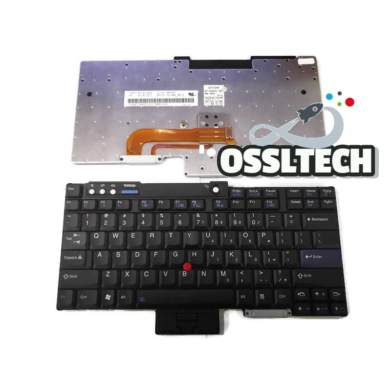 เปลี่ยน T60 T61 R60 R61 Z60 Z61 R400 R500 T400 T500 W500 W700 คีย์บอร์ด