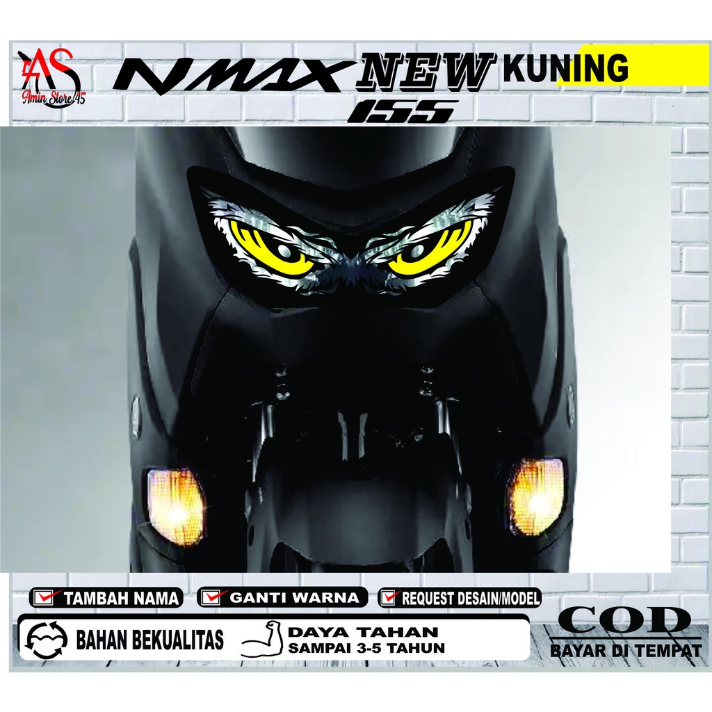 Mata New Nmax Lamp Eagle Eye Sticker/New Nmax Eye Sticker/Yamaha Nmax Lamp Variation Sticker ปีใหม่ 2020-2023