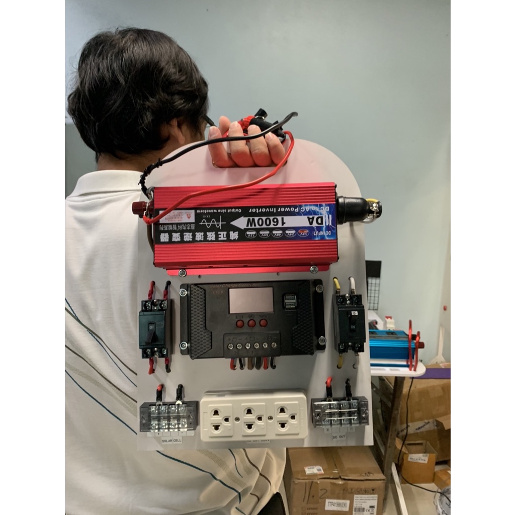 ชุดผลิตไฟฟ้าจากพลังงานแสงอาทิตย์ ชุดนอนนา 1500/800w/500w