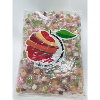 2กิโลกรัม เยลลี่ผลไม้ รวมรส fruitasy (500เม็ด) เยลลี่รวมรสราคาส่ง